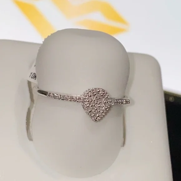 10k real gold real diamond beautiful promise diamond ring not plated not CZ sale - Picture 4 of 4